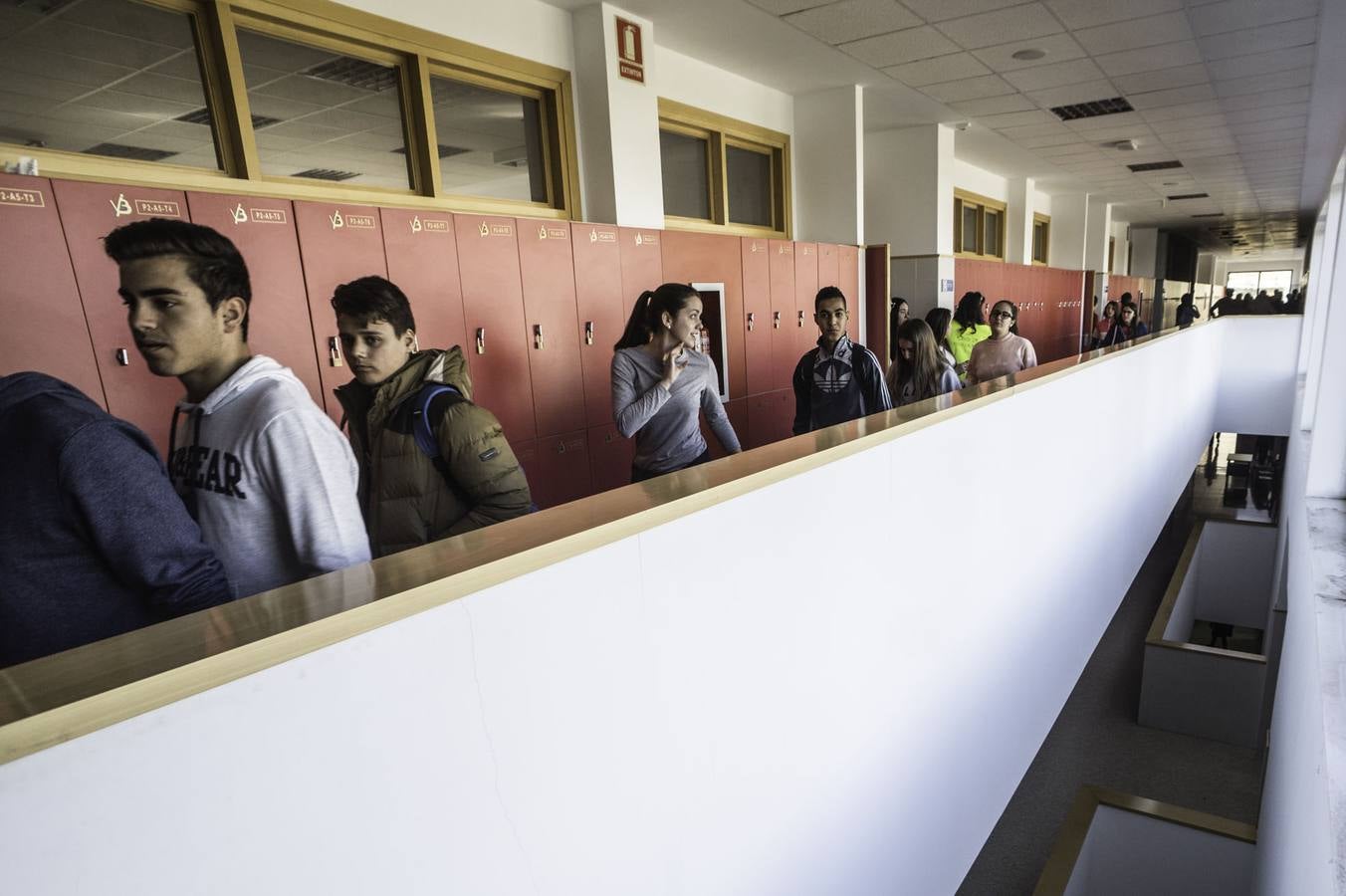 Simulacro de incendio en el instituto de Callosa