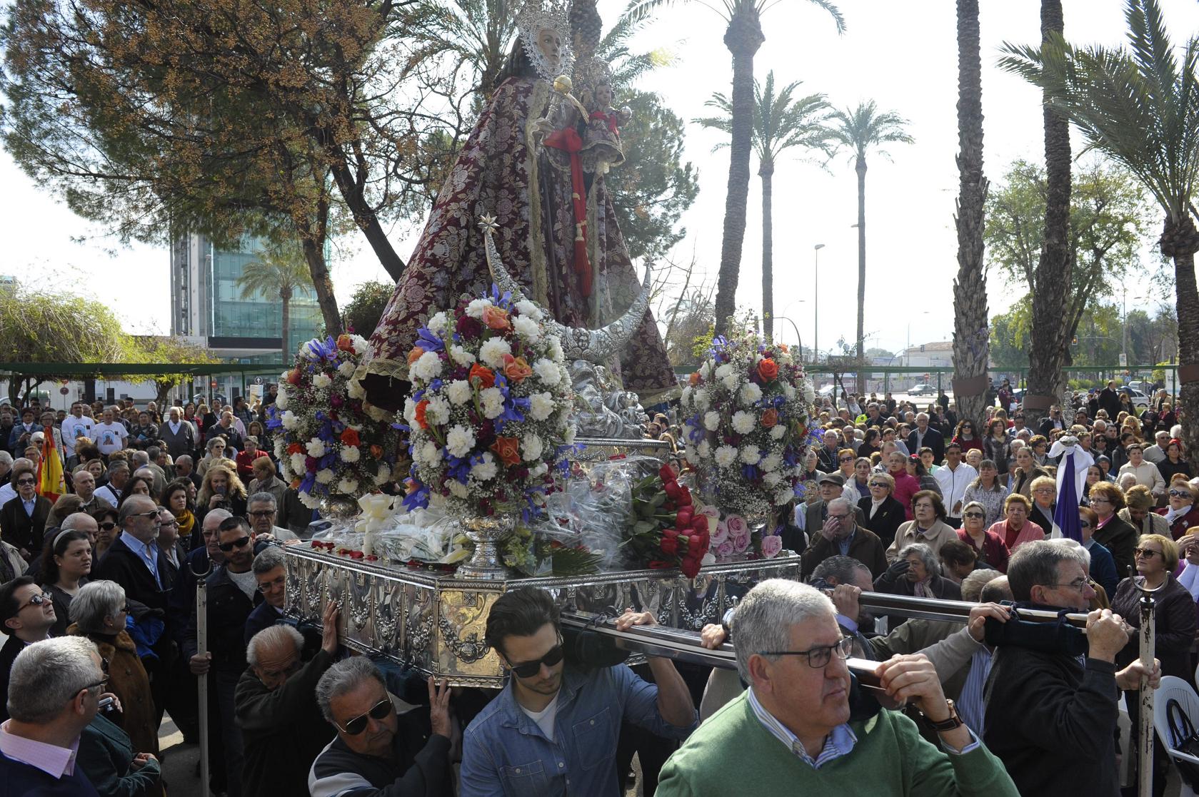 Procesión de la Fuensanta en La Paz