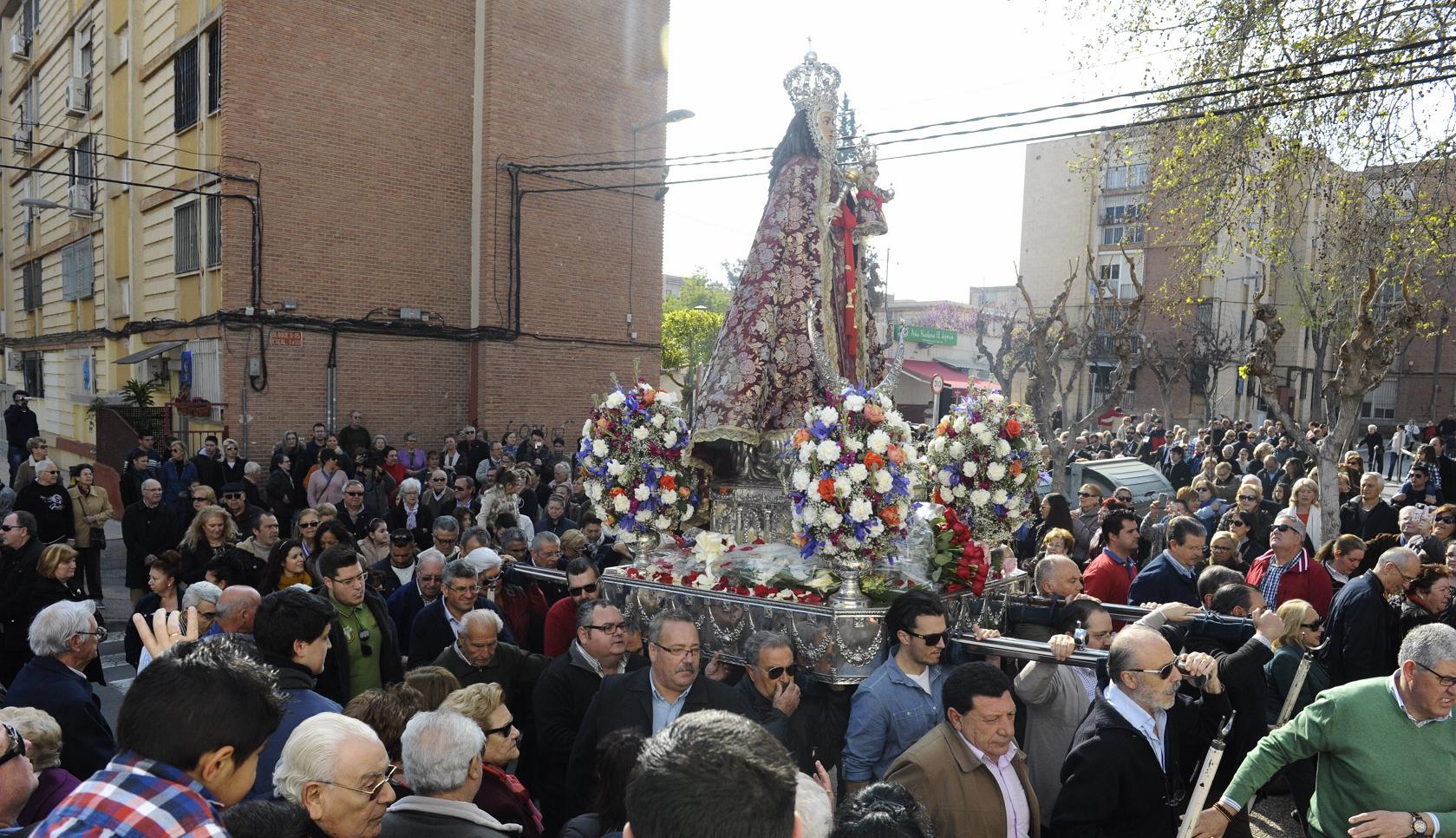 Procesión de la Fuensanta en La Paz