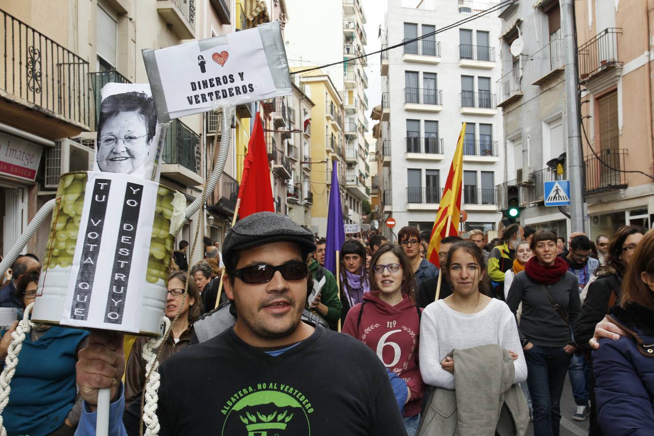 Manifestación en Xixona