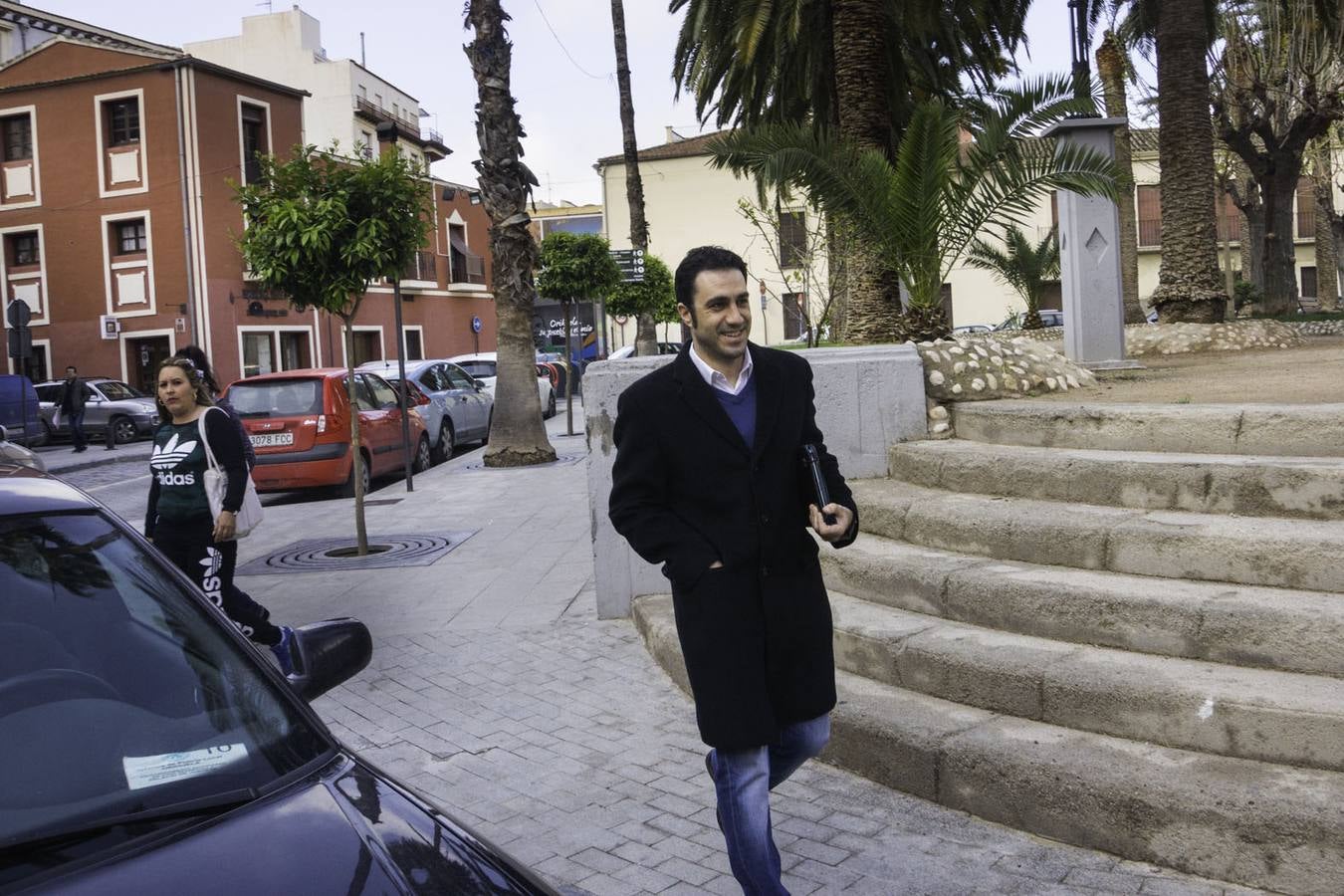 Raúl Valerio en el juzgado de Orihuela