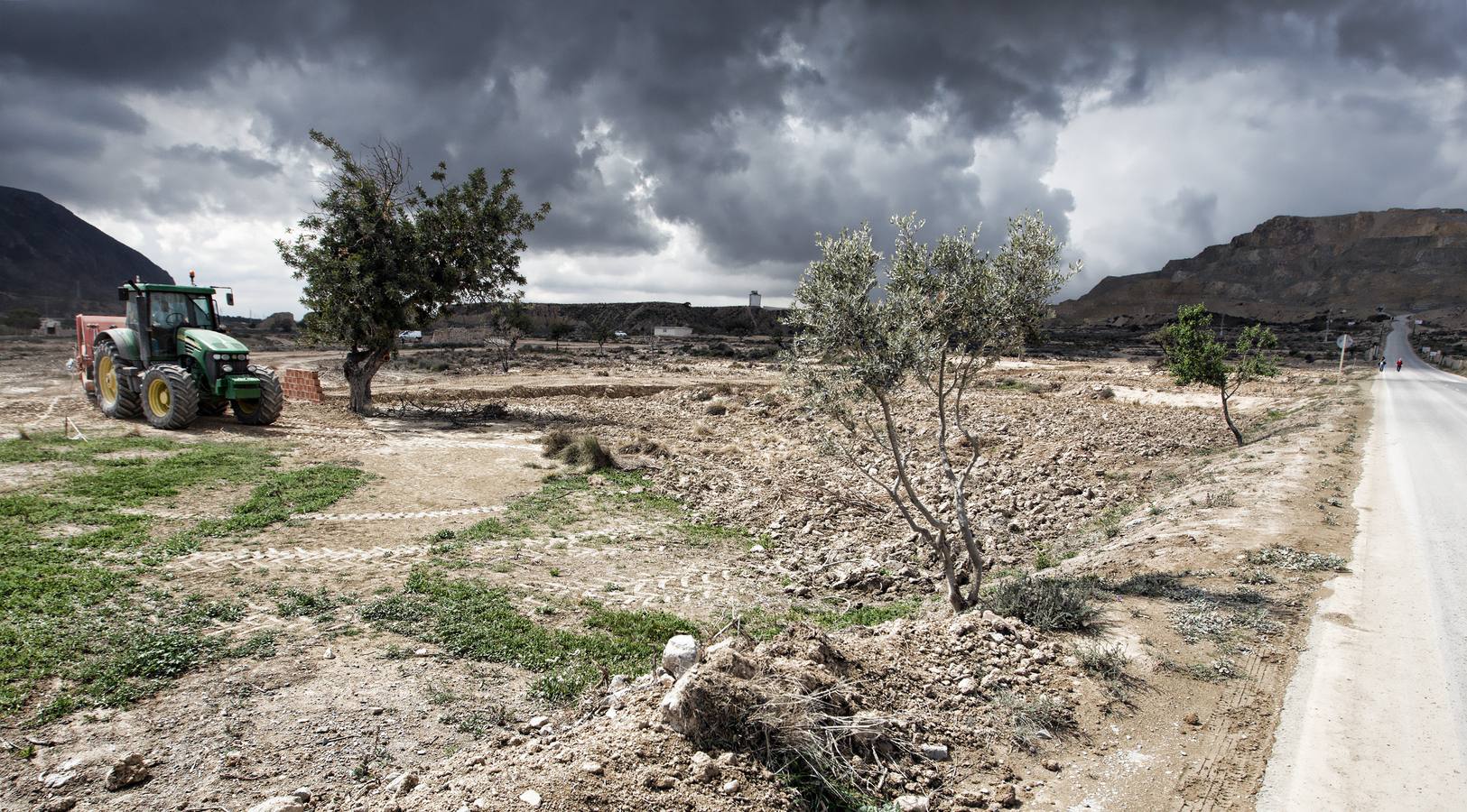 Terrenos donde se quiere construir el macrovertedero de Abornasa