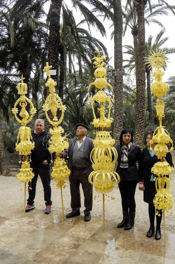 Presentación de las palmas blancas para el Papa y los Reyes