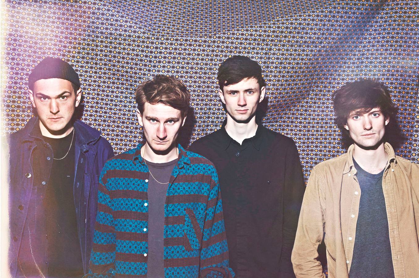 Los componentes del grupo de rock indie 'Glass Animals'.