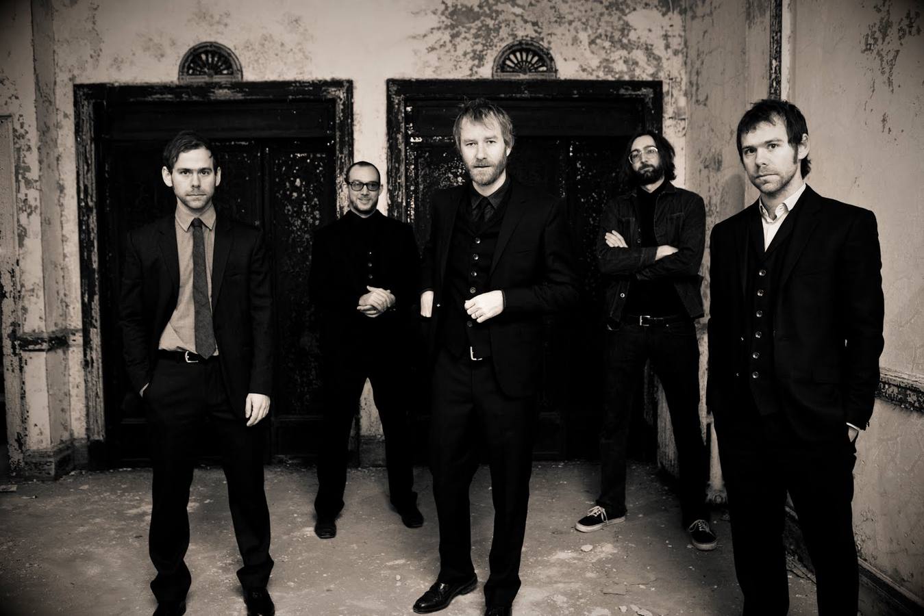 Los componentes de la banda de rock alternativo 'The National'.