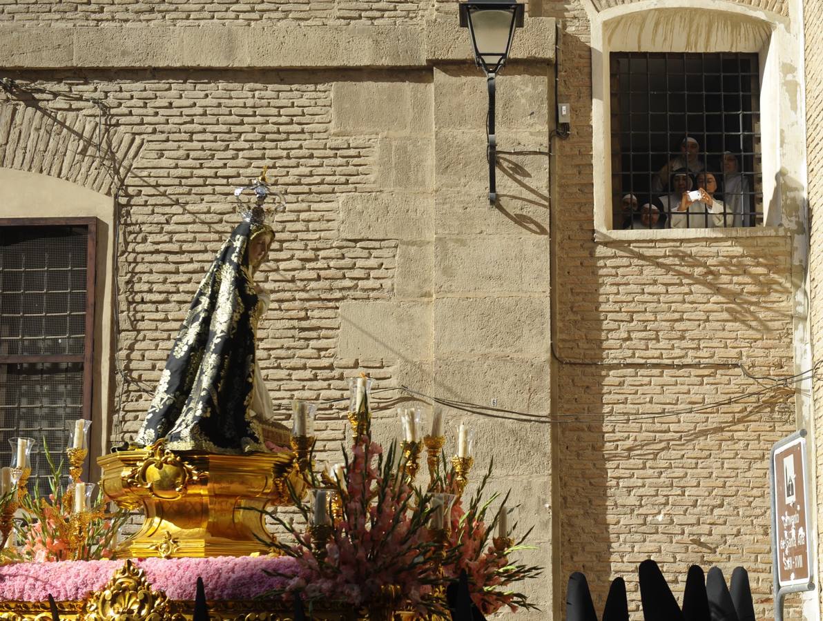 Procesión del Rosario de la cofradía de la Caridad.