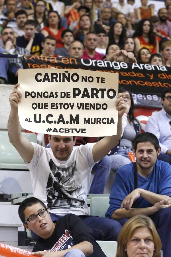 La grada del Ucam-Barcelona