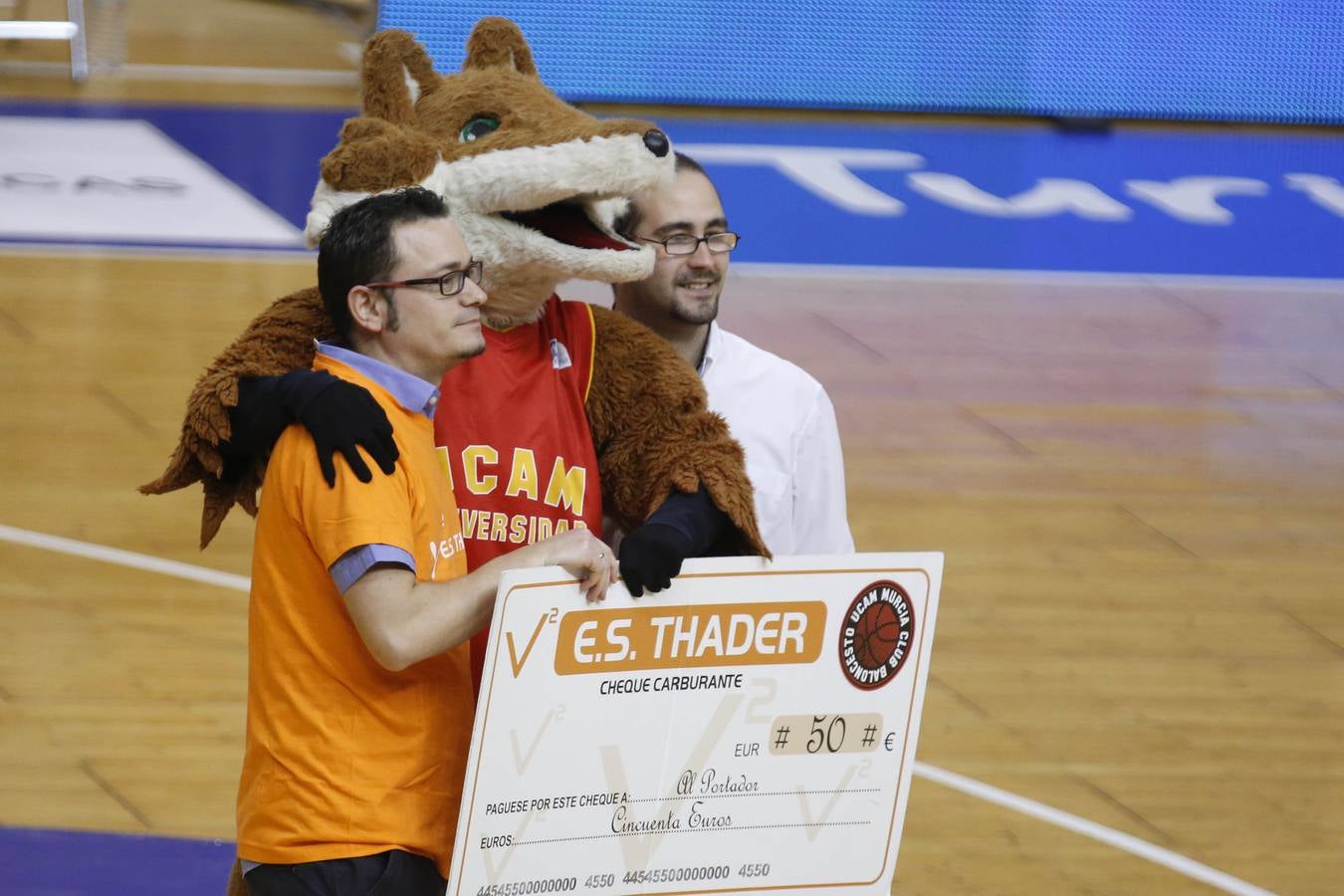 La grada del Ucam-Barcelona