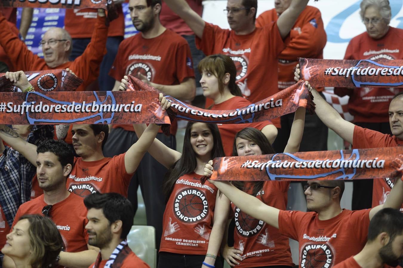 La grada del Ucam-Barcelona
