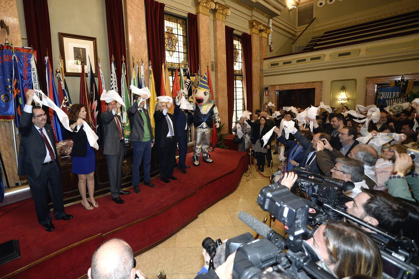 Presentación del Gran Pez y Doña Sardina