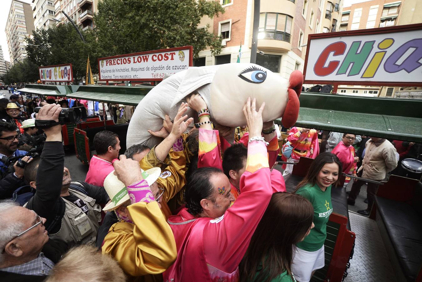 Entrada triunfal en Murcia de la sentenciada