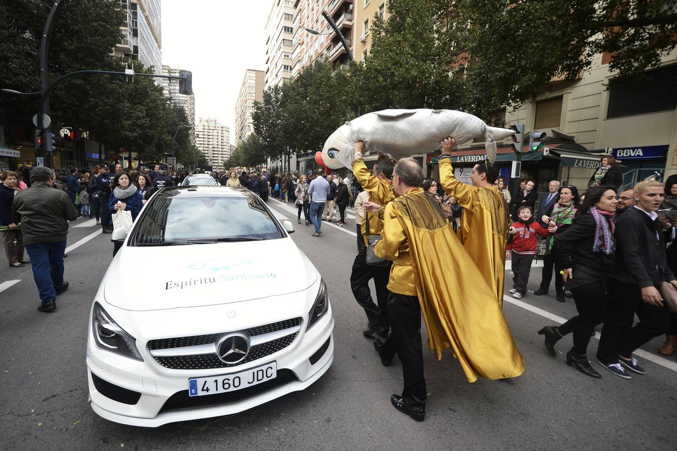 Entrada triunfal en Murcia de la sentenciada