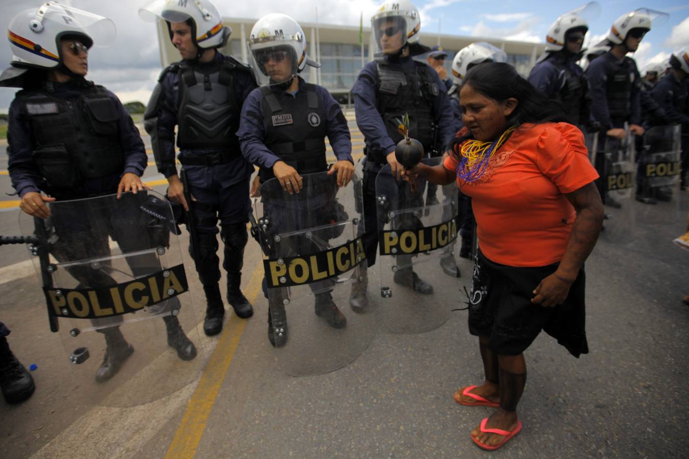 Los indígenas quieren sus tierras