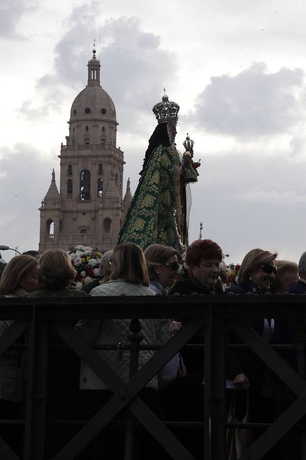 La Virgen de la Fuensanta regresa a su santuario de Algezares