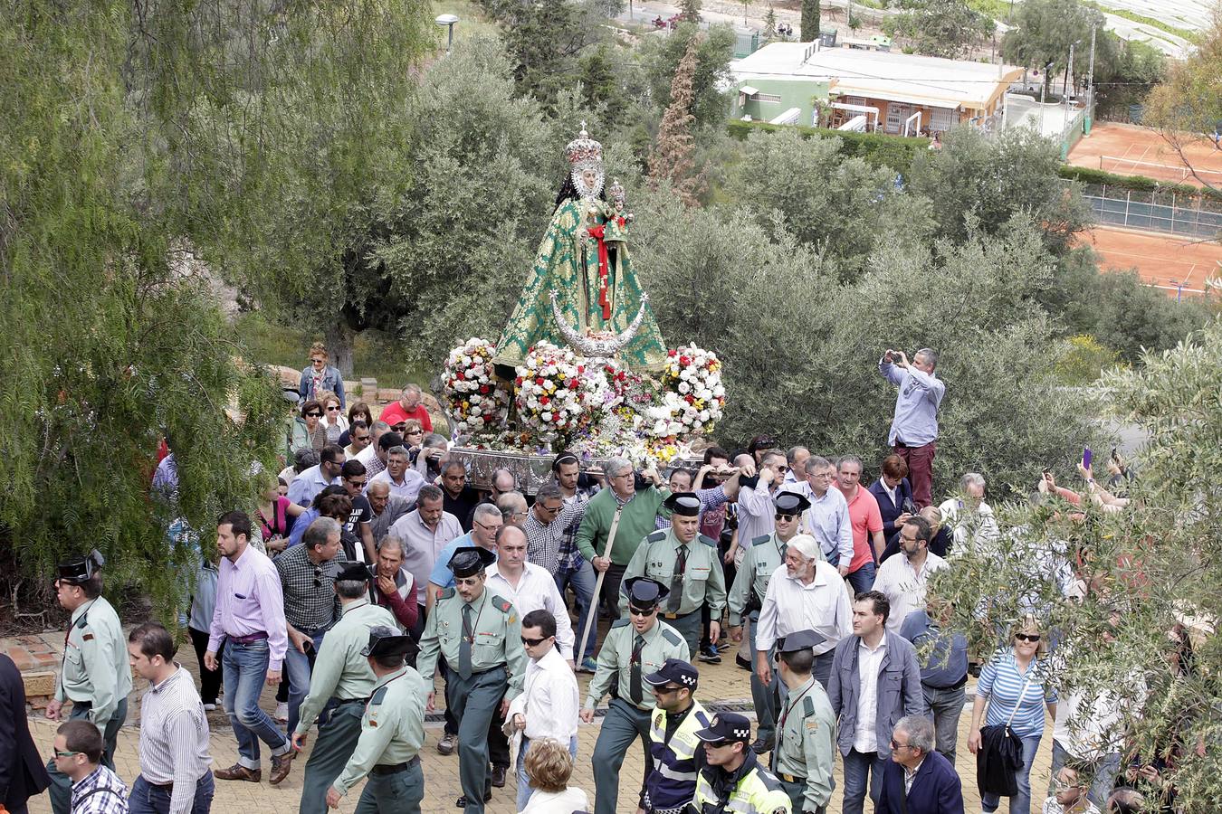 La Virgen de la Fuensanta regresa a su santuario de Algezares