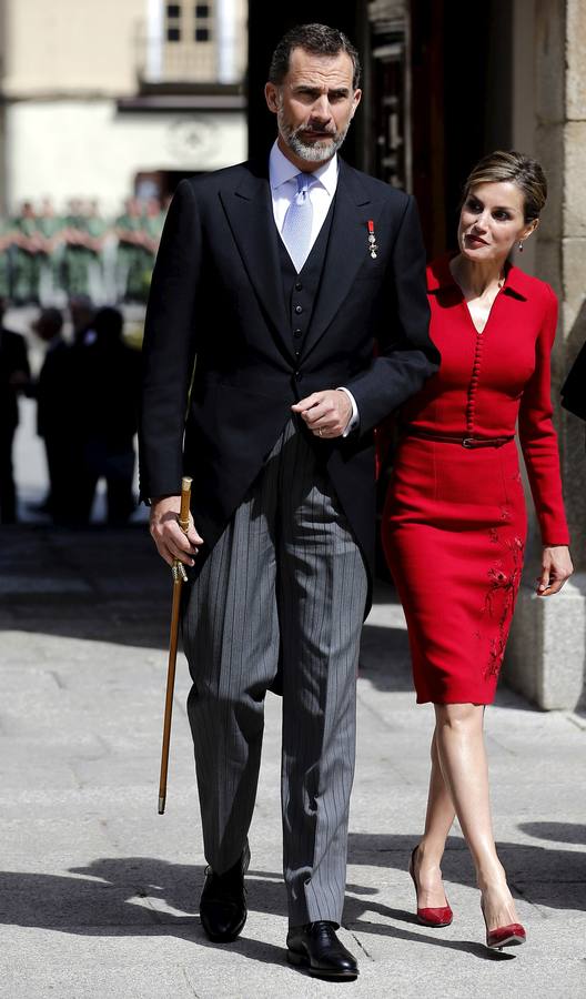 Los Reyes presiden la ceremonia de entrega del Cervantes 2014