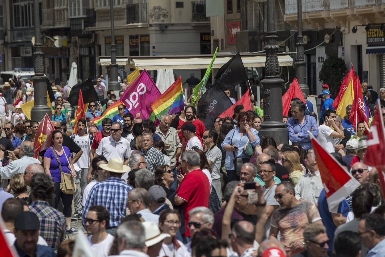 Mil personas se manifiestan en Cartagena contra las políticas de austeridad