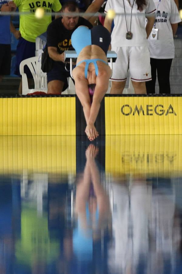 Campeonato universitario de natación en Murcia