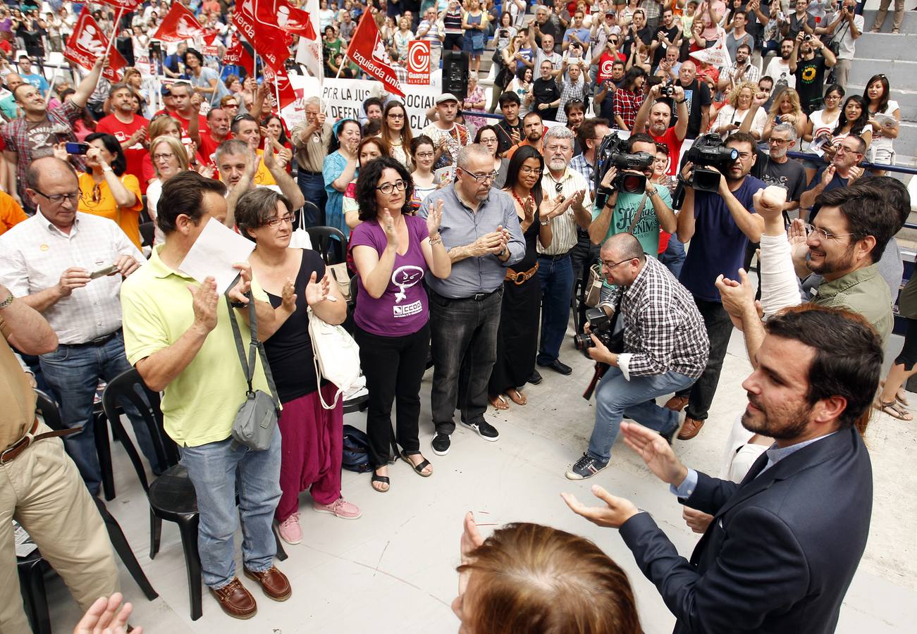 Mitin de Alberto Garzón en Alicante