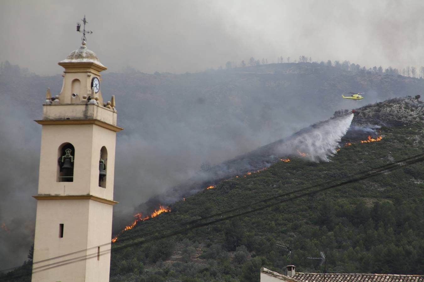 Incendio en La Vall d&#039; Ebo