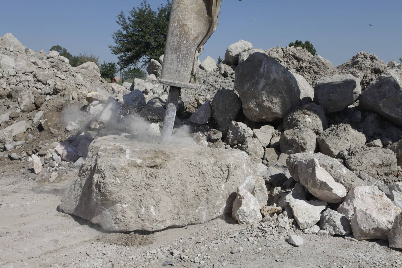 Diques convertidos en caminos