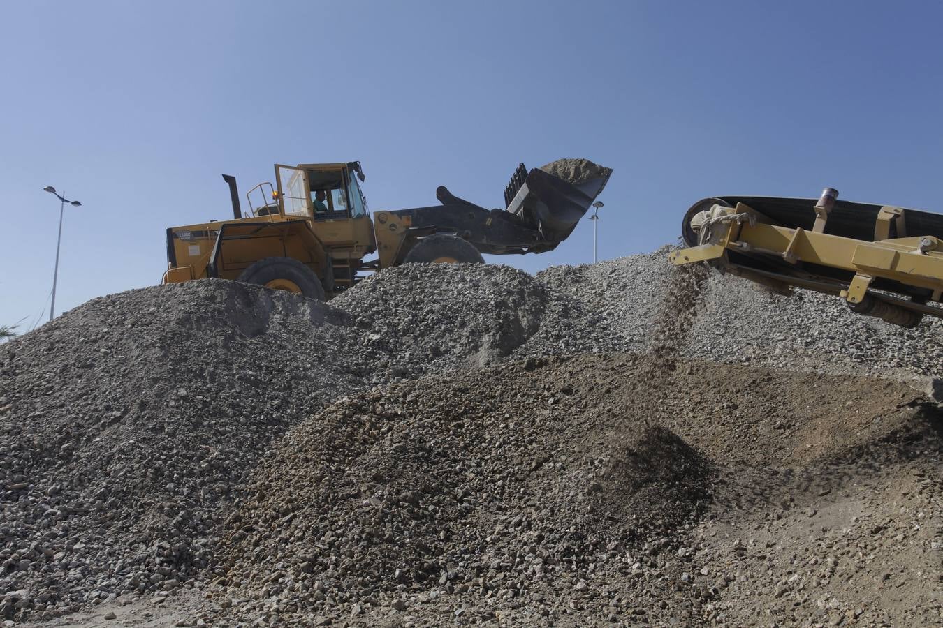 Diques convertidos en caminos