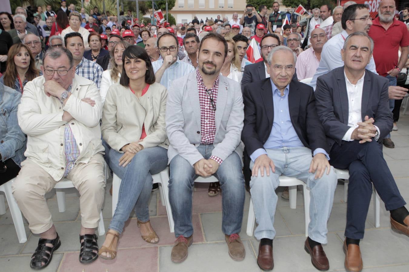 Mitin de Alfonso Guerra en Lorca