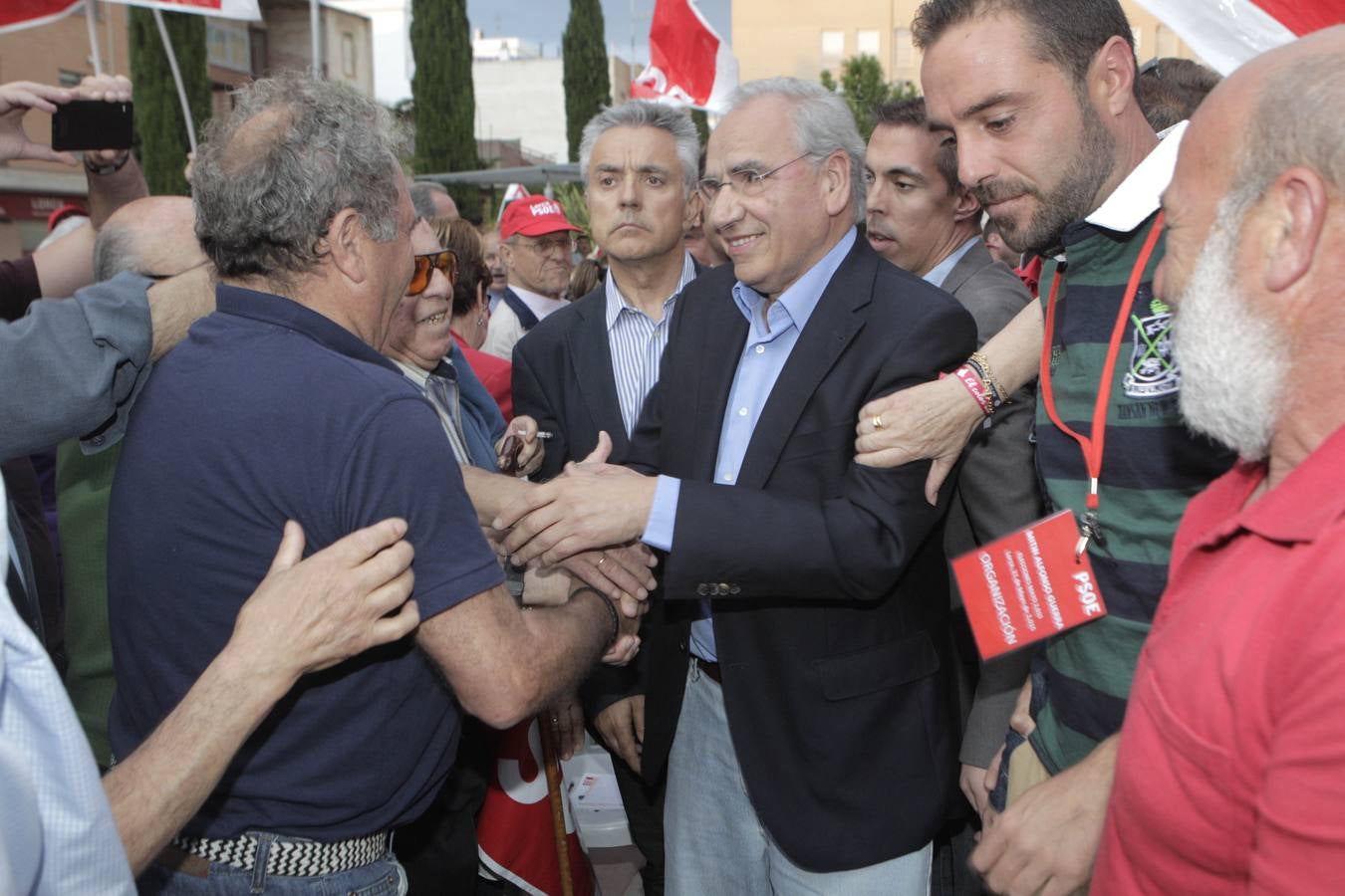 Mitin de Alfonso Guerra en Lorca