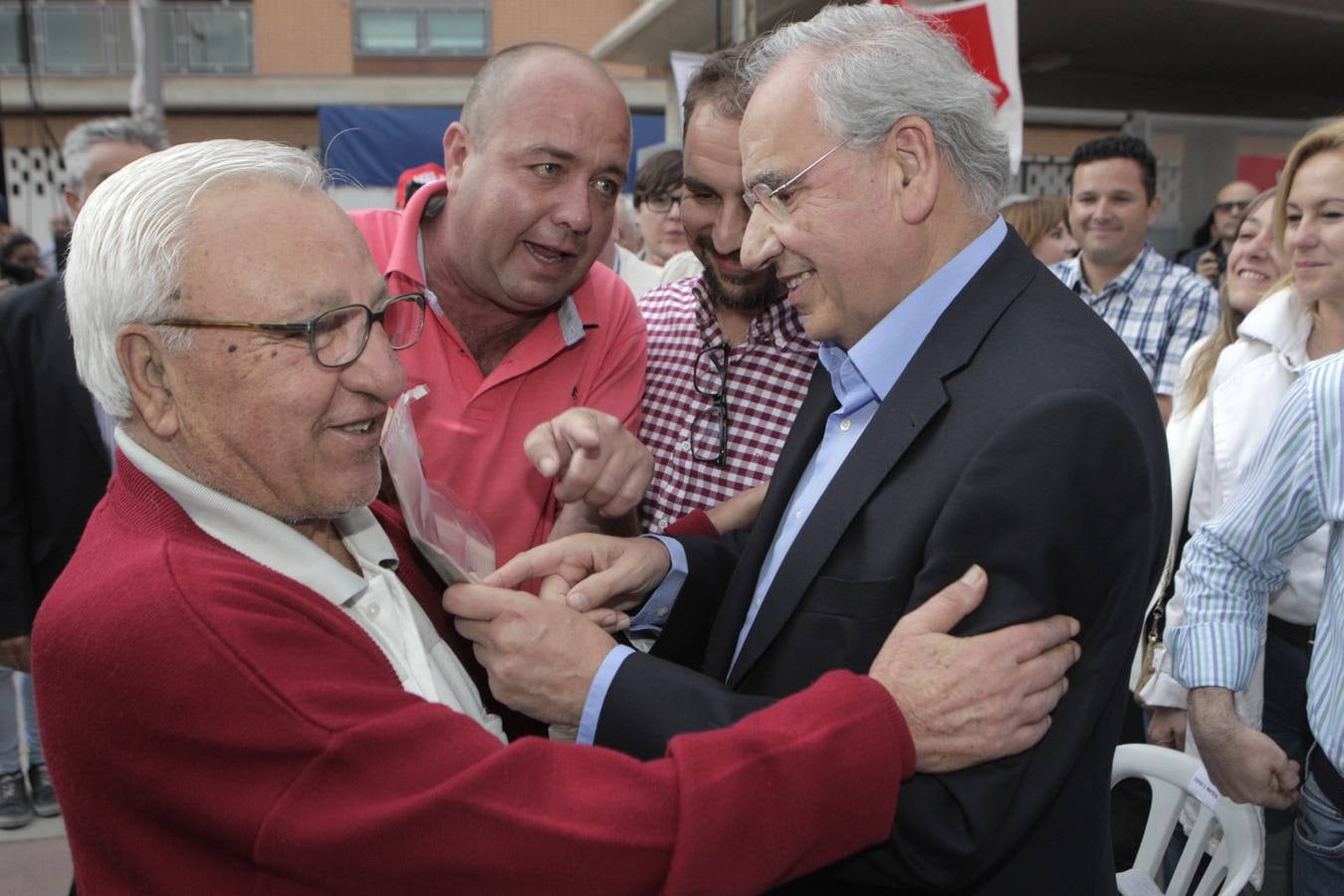 Mitin de Alfonso Guerra en Lorca