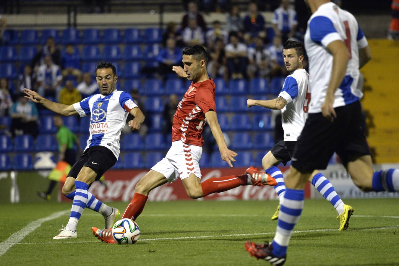 Las mejores imágenes del choque entre Hércules y Real Murcia