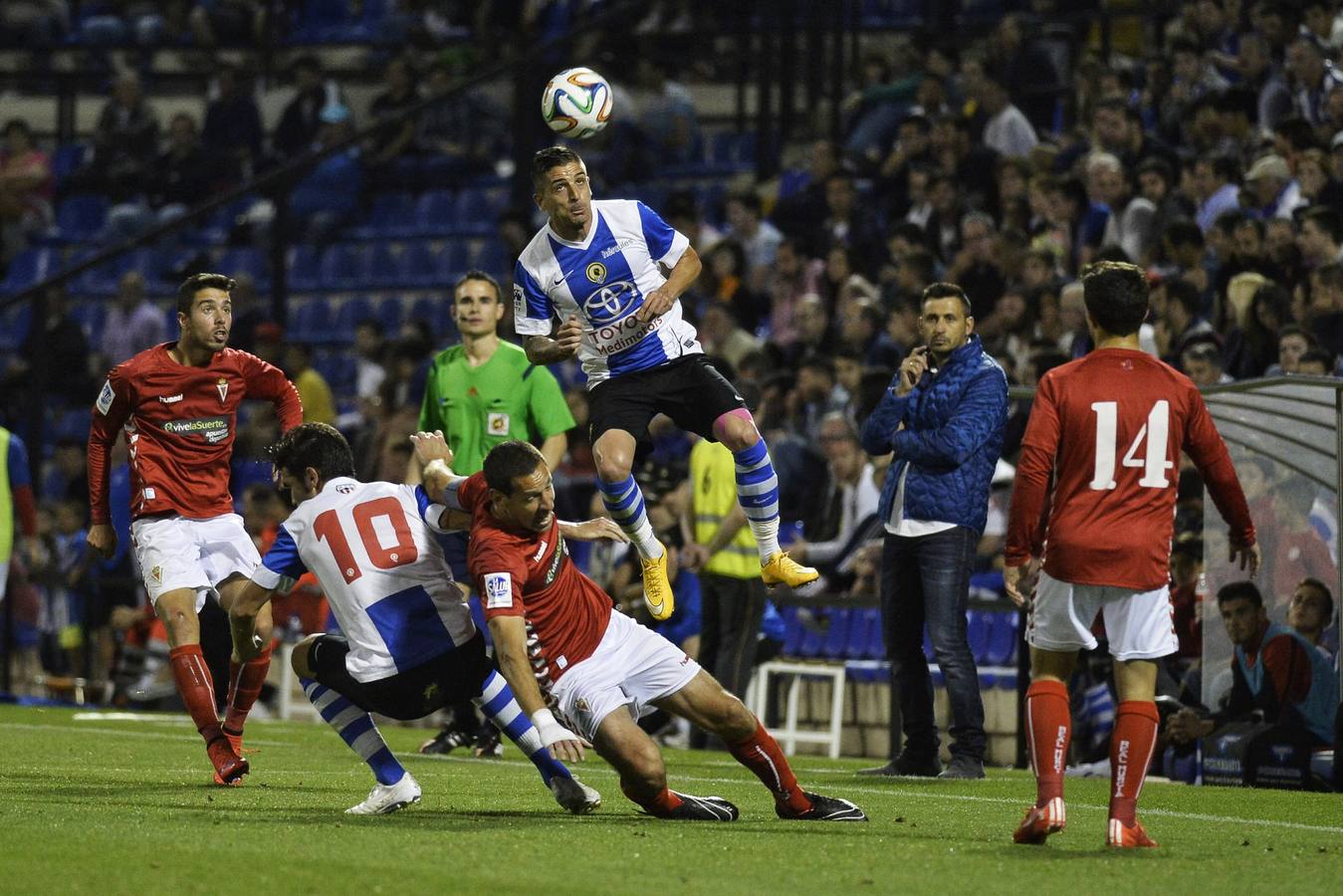 Las mejores imágenes del choque entre Hércules y Real Murcia