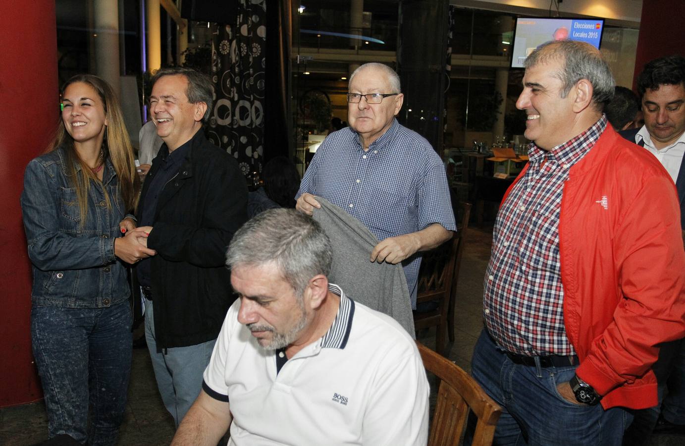 Noche electoral en la sede de Ciudadanos de Alicante