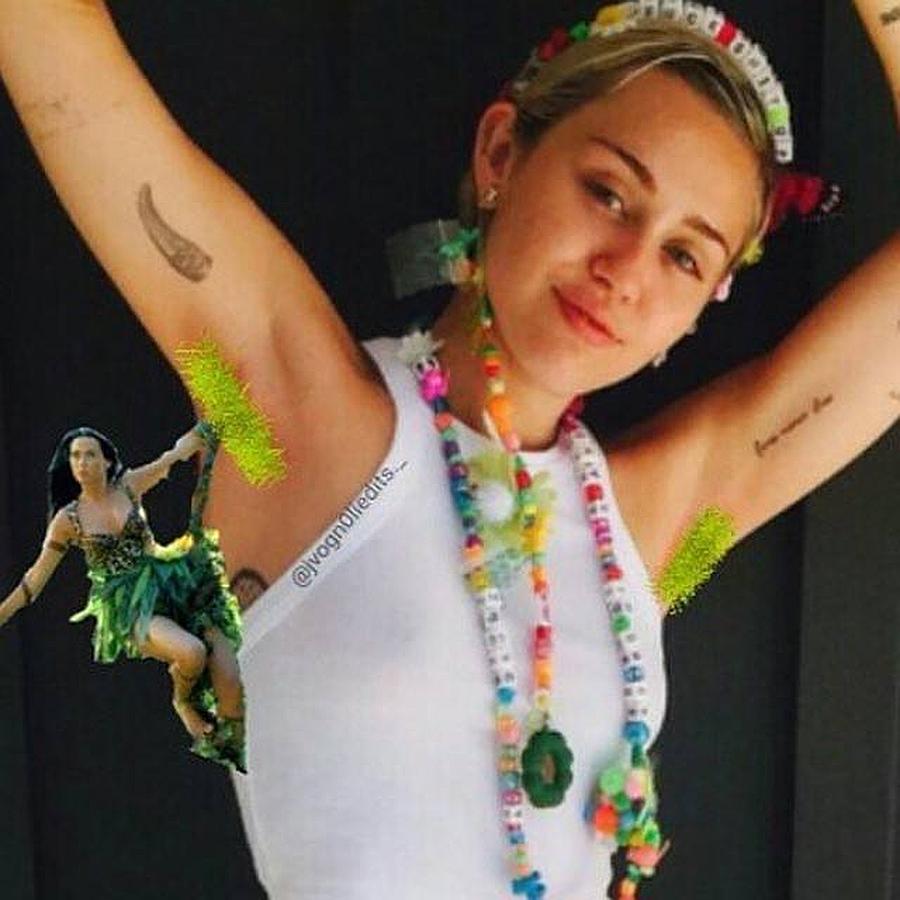 Miley Cyrus y sus montajes en Instagram