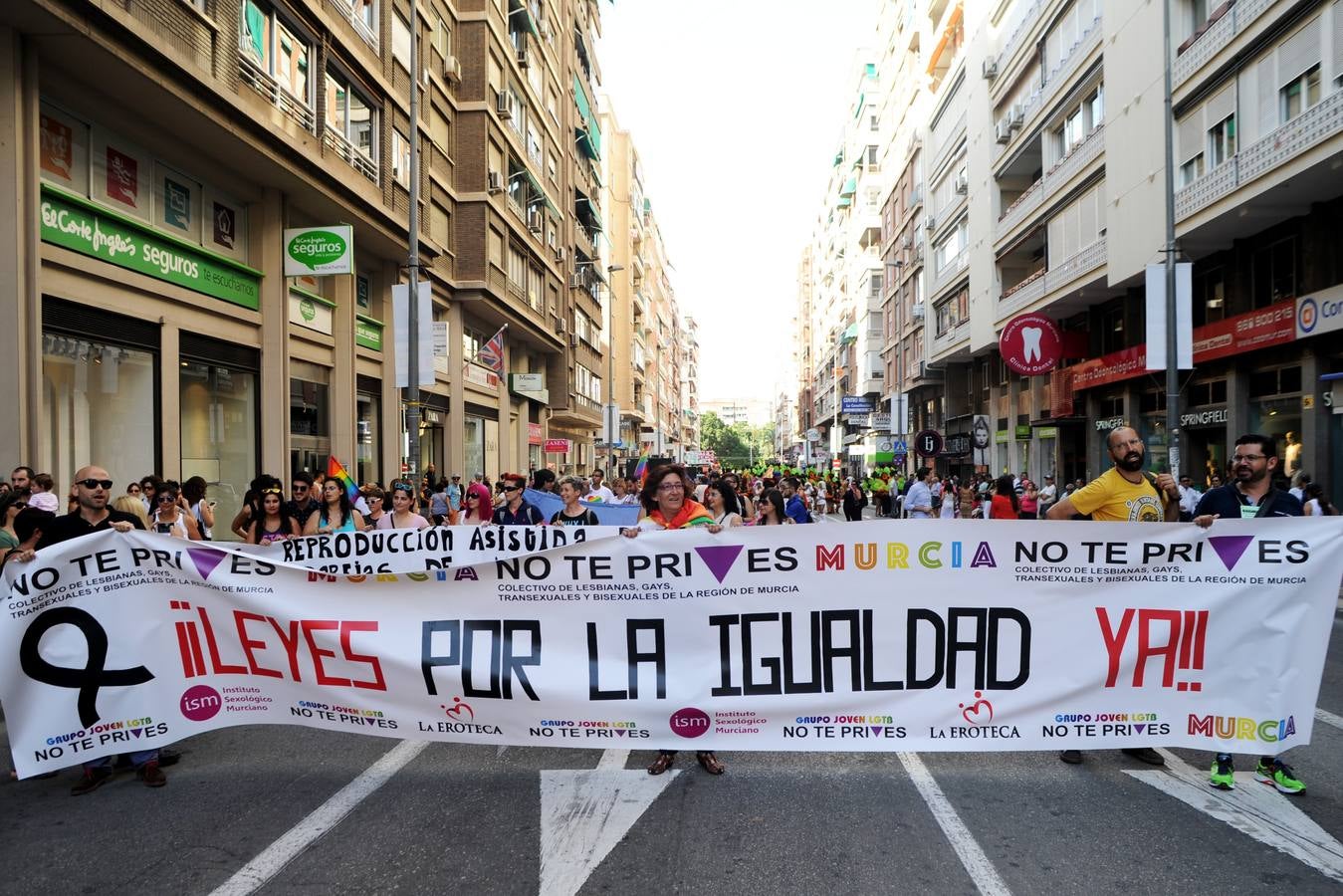 El desfile del Orgullo Gay de Murcia, en imágenes