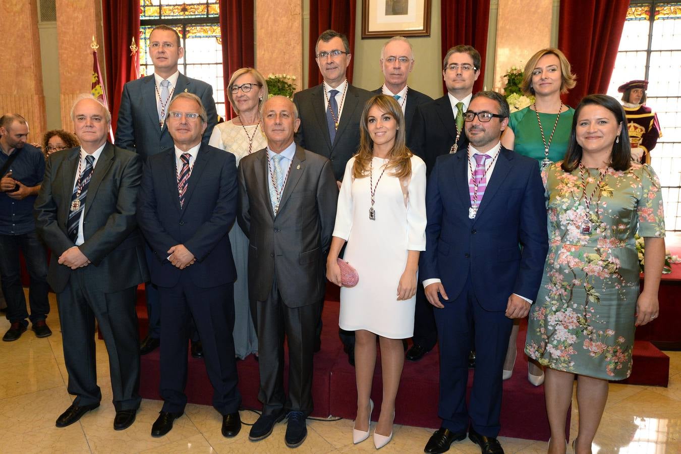 José Ballesta toma posesión de la alcaldía de la ciudad de Murcia. 