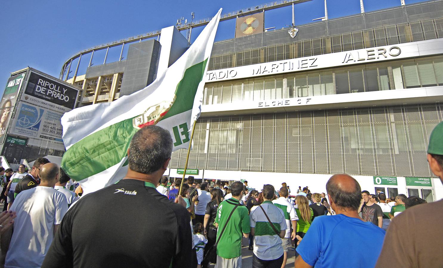 Los aficionados están con el Elche