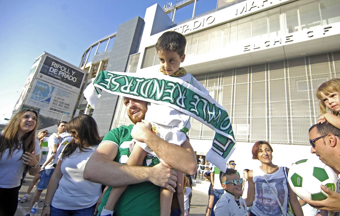 Los aficionados están con el Elche