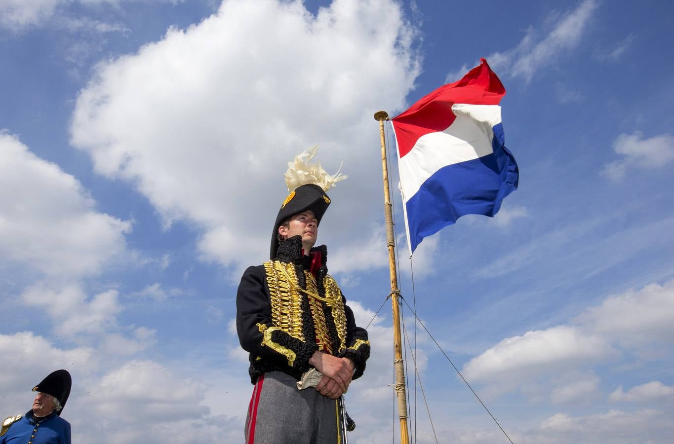 Recreación de la batalla de Waterloo