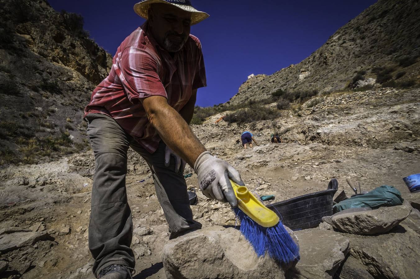 Excavación arqueológica en la Ladera del Castillo de Callosa del Segura