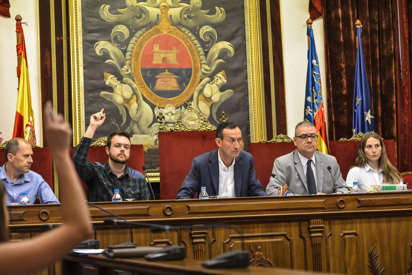 Pleno en el Ayuntamiento de Elche