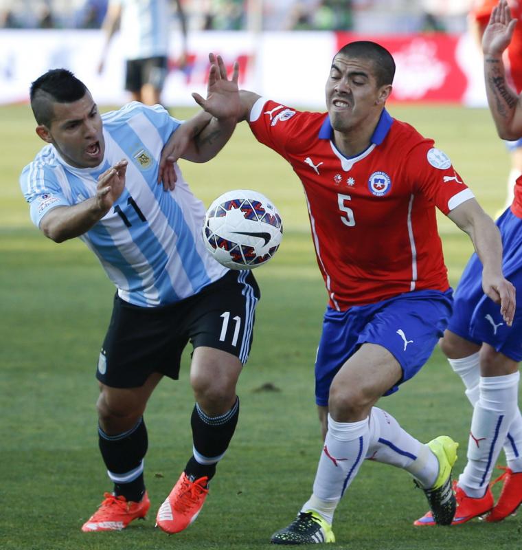 Chile y Argentina en la final de la Copa América 2015