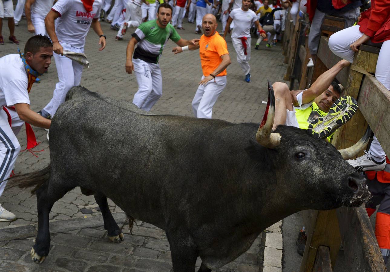 Quinto encierro de Sanfermines peligroso