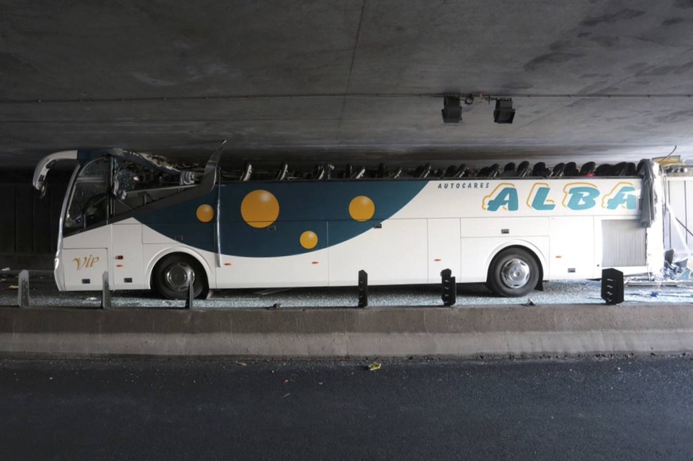 Accidente de un autobús español en Francia