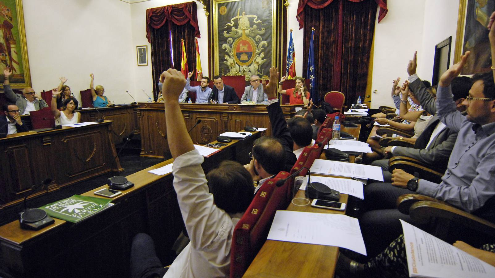 Pleno ordinario del Ayuntamiento de Elche