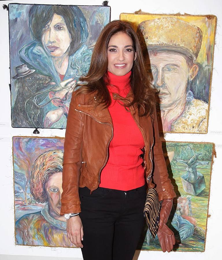 LA PERIODISTA MARILÓ MONTERO DURANTE LA PRESENTACION DEL LIBRO ´´SABER COCINAR POSTRES´