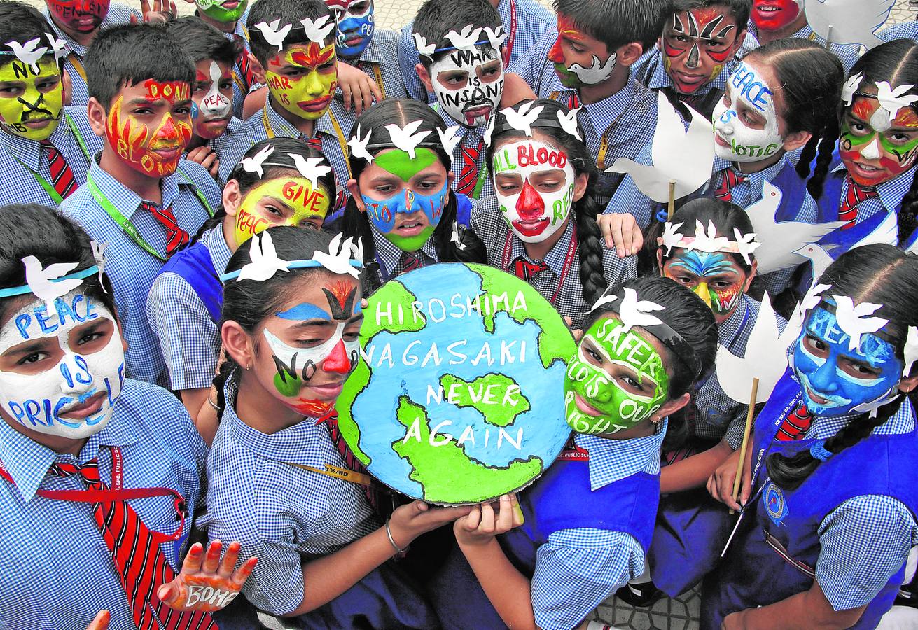 Recuerdo de la víctimas de Hiroshima