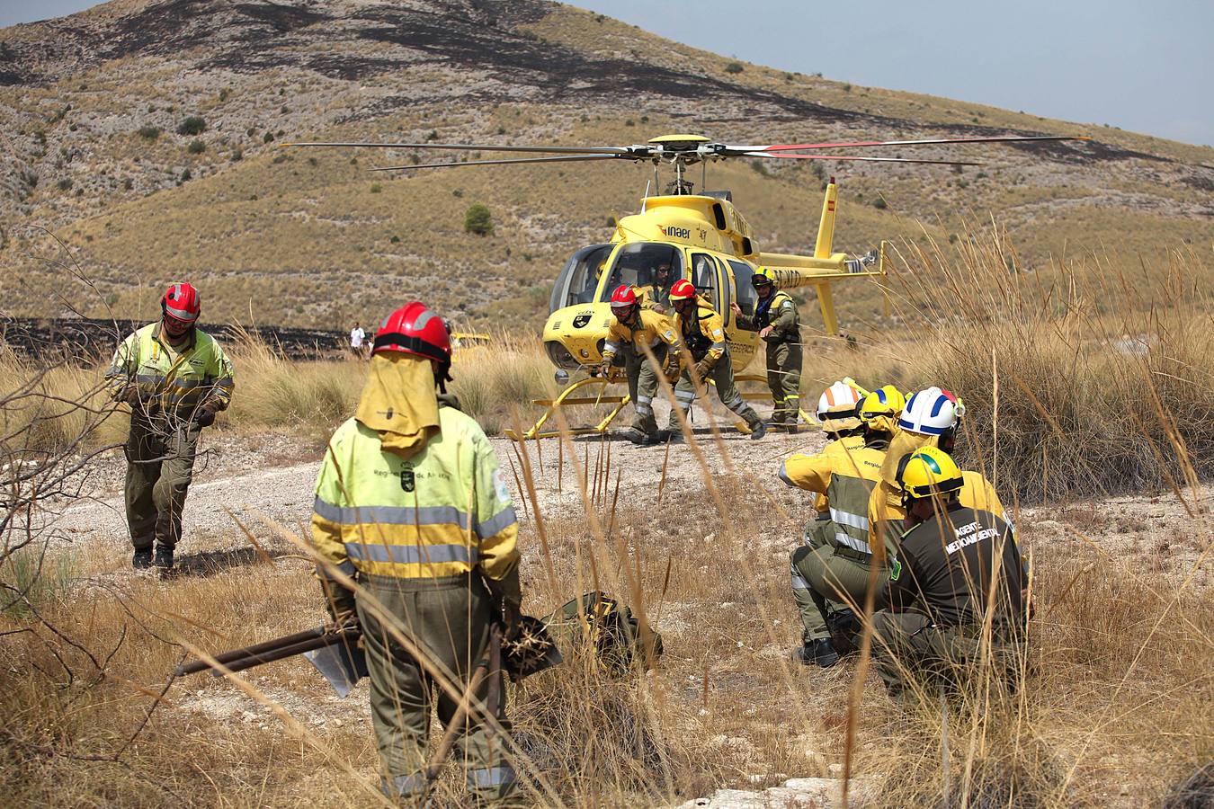 Así ha quedado el Cañón de Almadenes tras el fuego