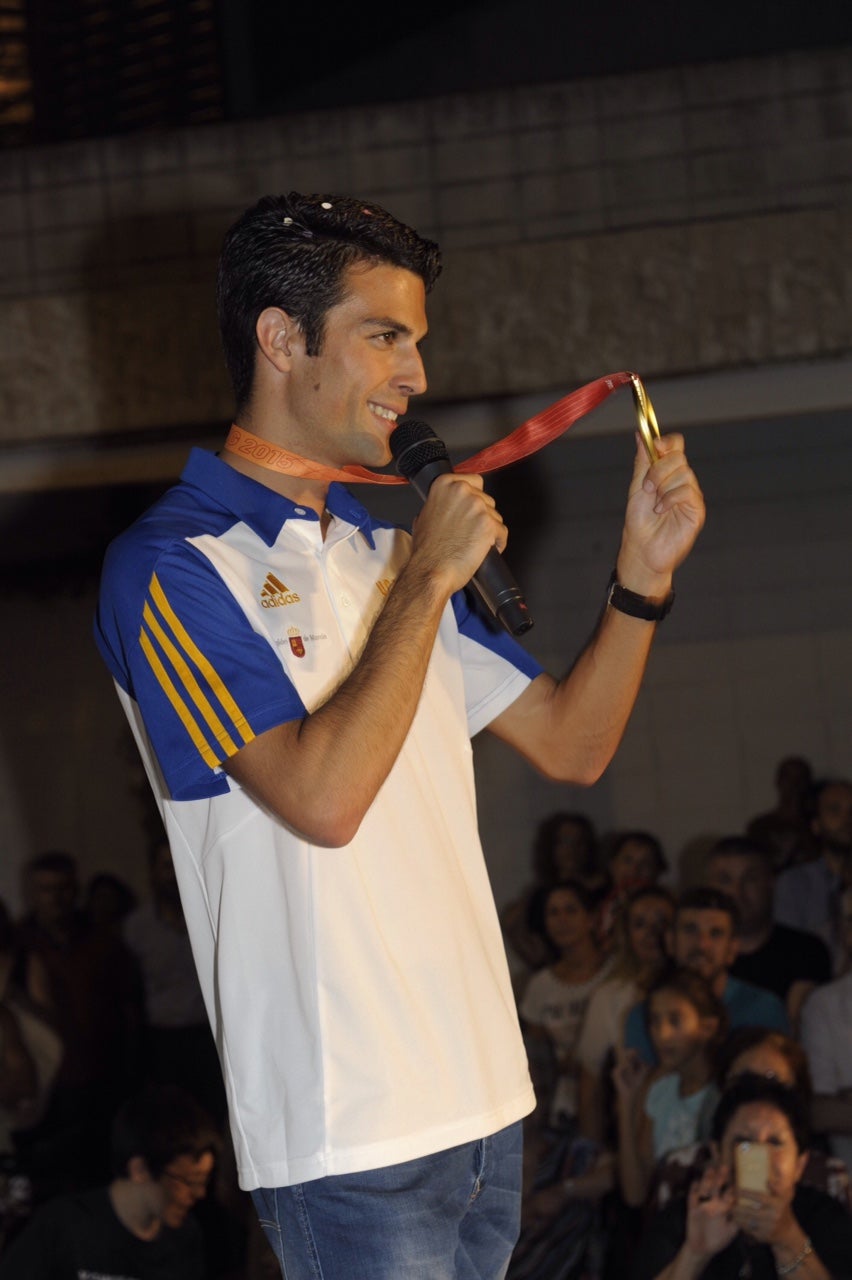 Llano de Brujas celebra con Miguel Ángel López la medalla de oro