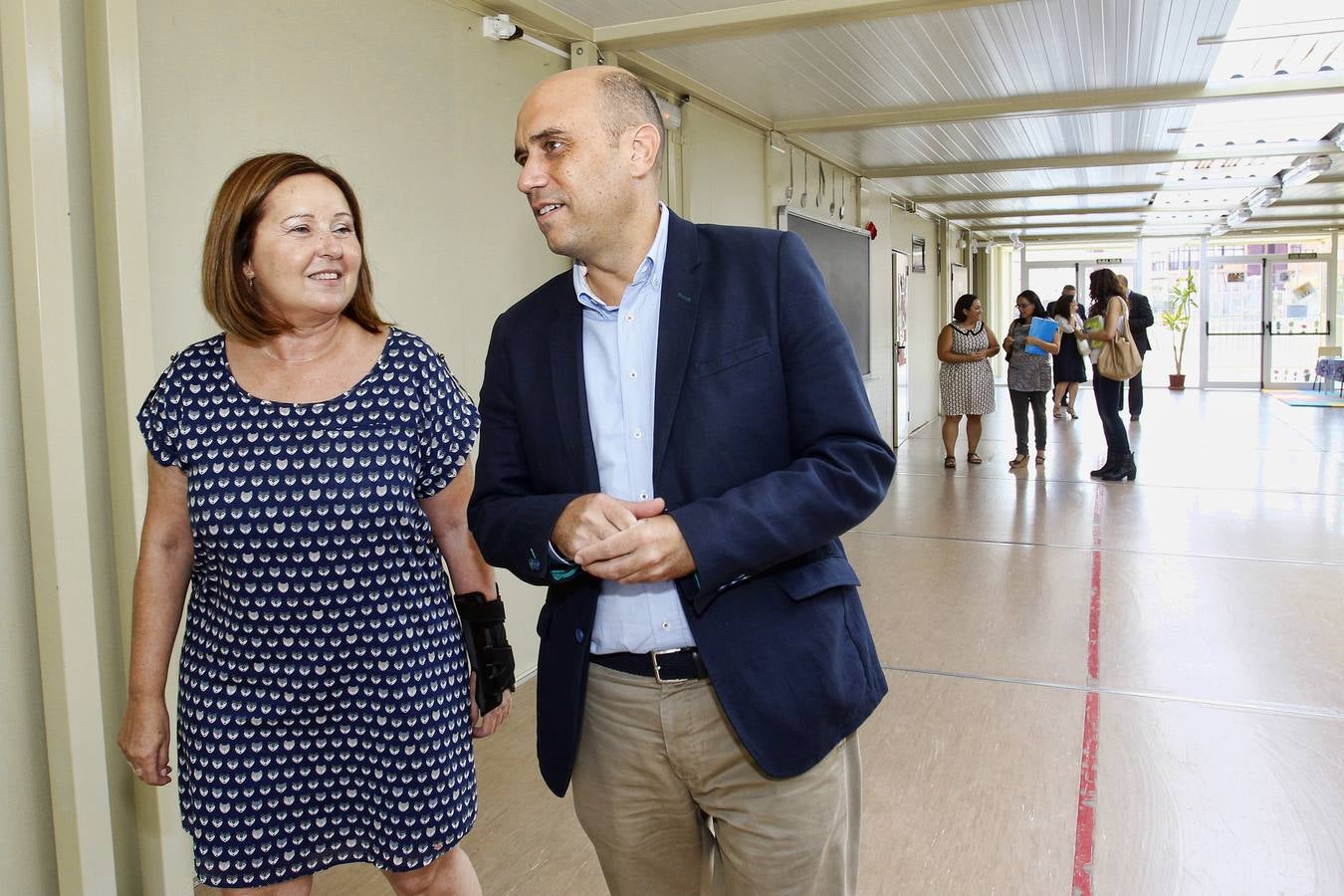 El alcalde de Alicante visita el colegio Manjón Cervantes