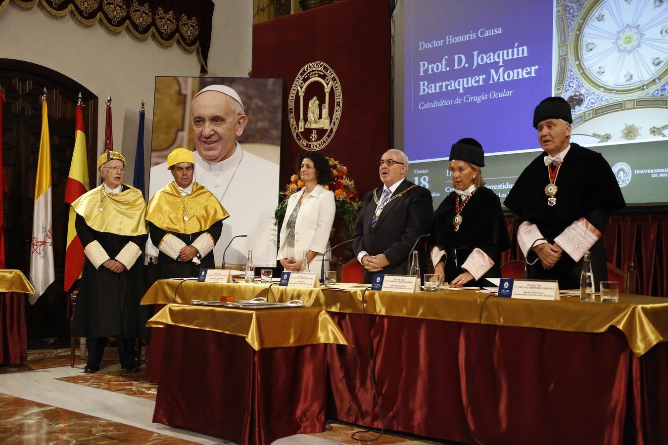 Joaquín Barraquer, Doctor Honoris Causa por la UCAM